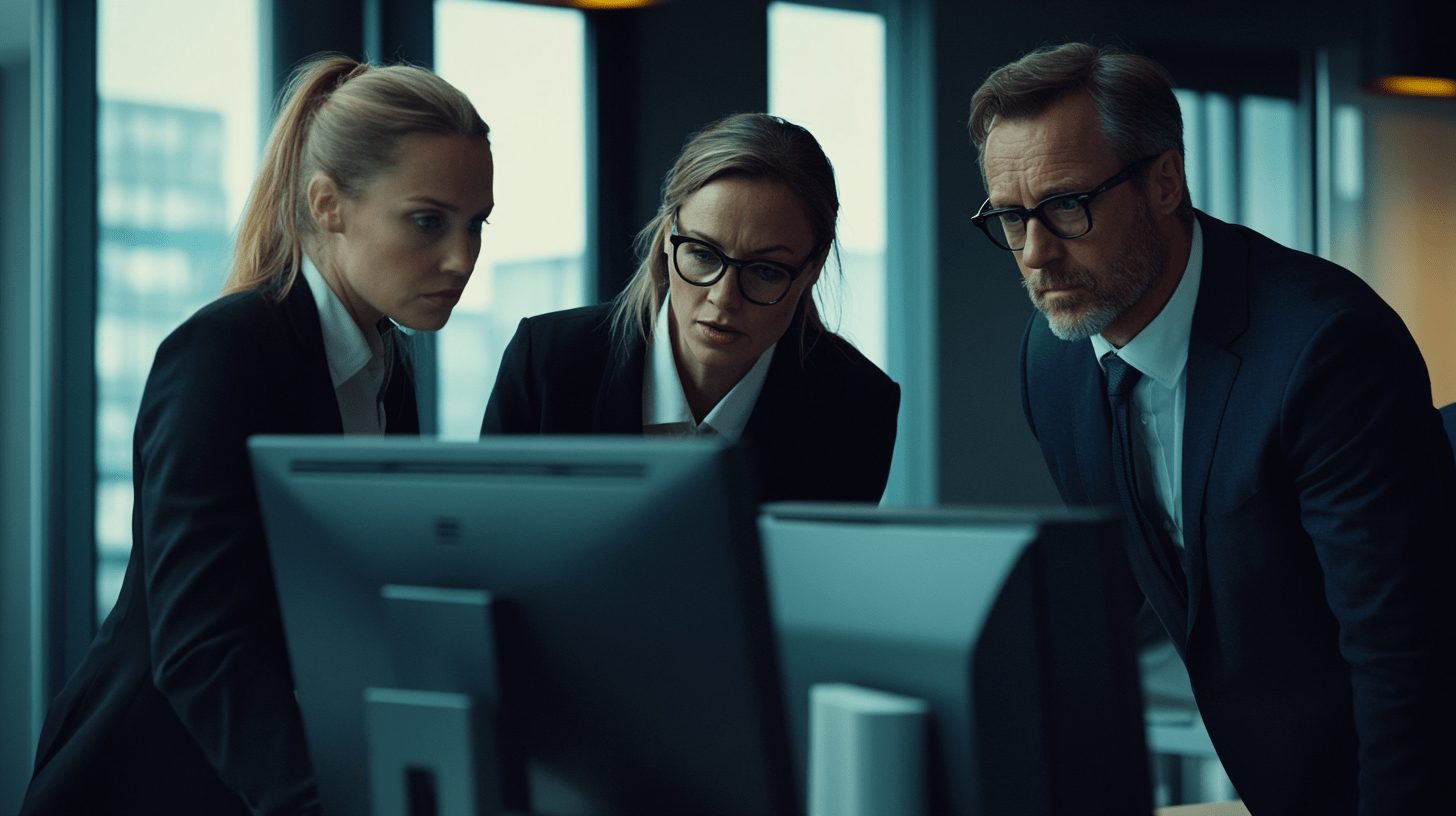 Three personal injury lawyers working on their SEO in Box Hill, Melbourne.