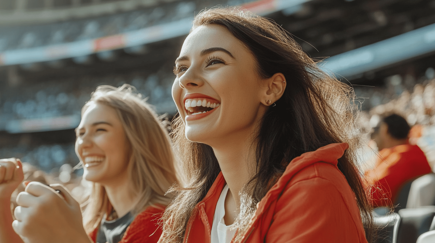 Two personal injury lawyers at a stadium in Docklands, Melbourne.