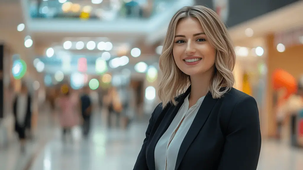 A criminal lawyer standing inside the Westfield shopping mall in Miranda, Sydney.