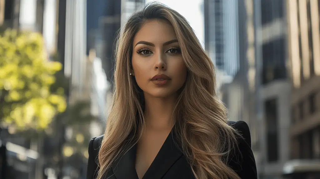 A personal injury lawyer standing in the street in the Sydney CBD.