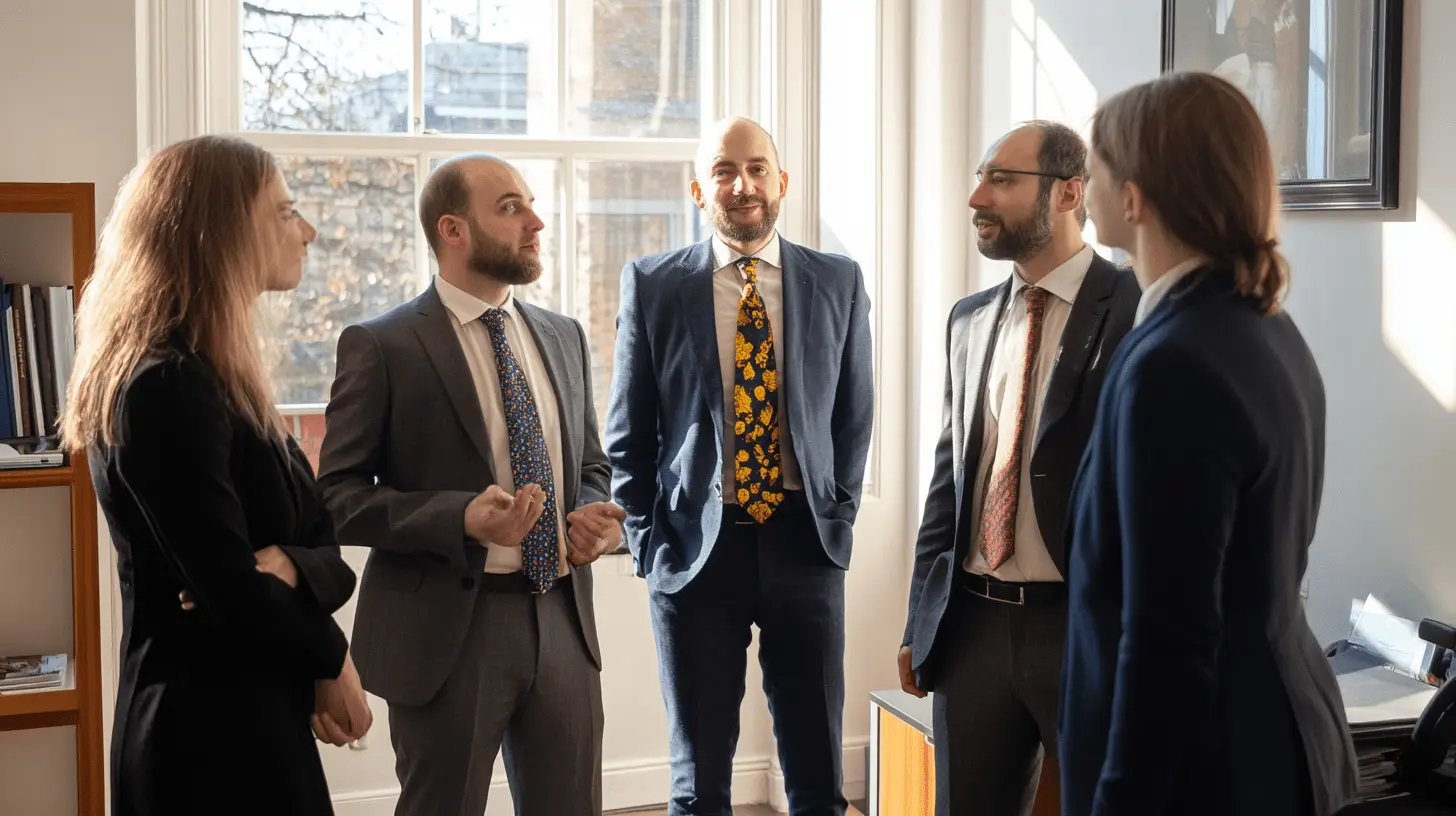 A team of personal injury lawyers in an office in Malvern, Melbourne.