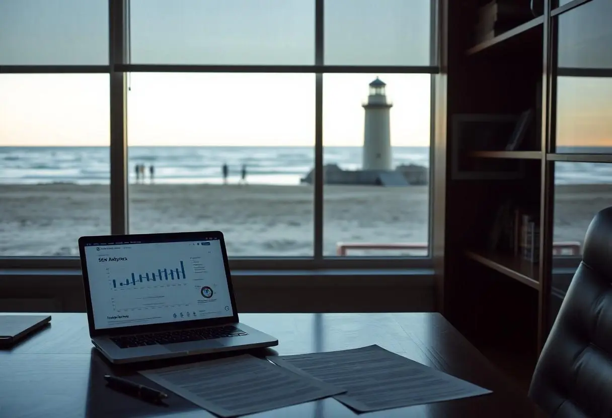 A family law office at Lighthouse Beach, NSW.