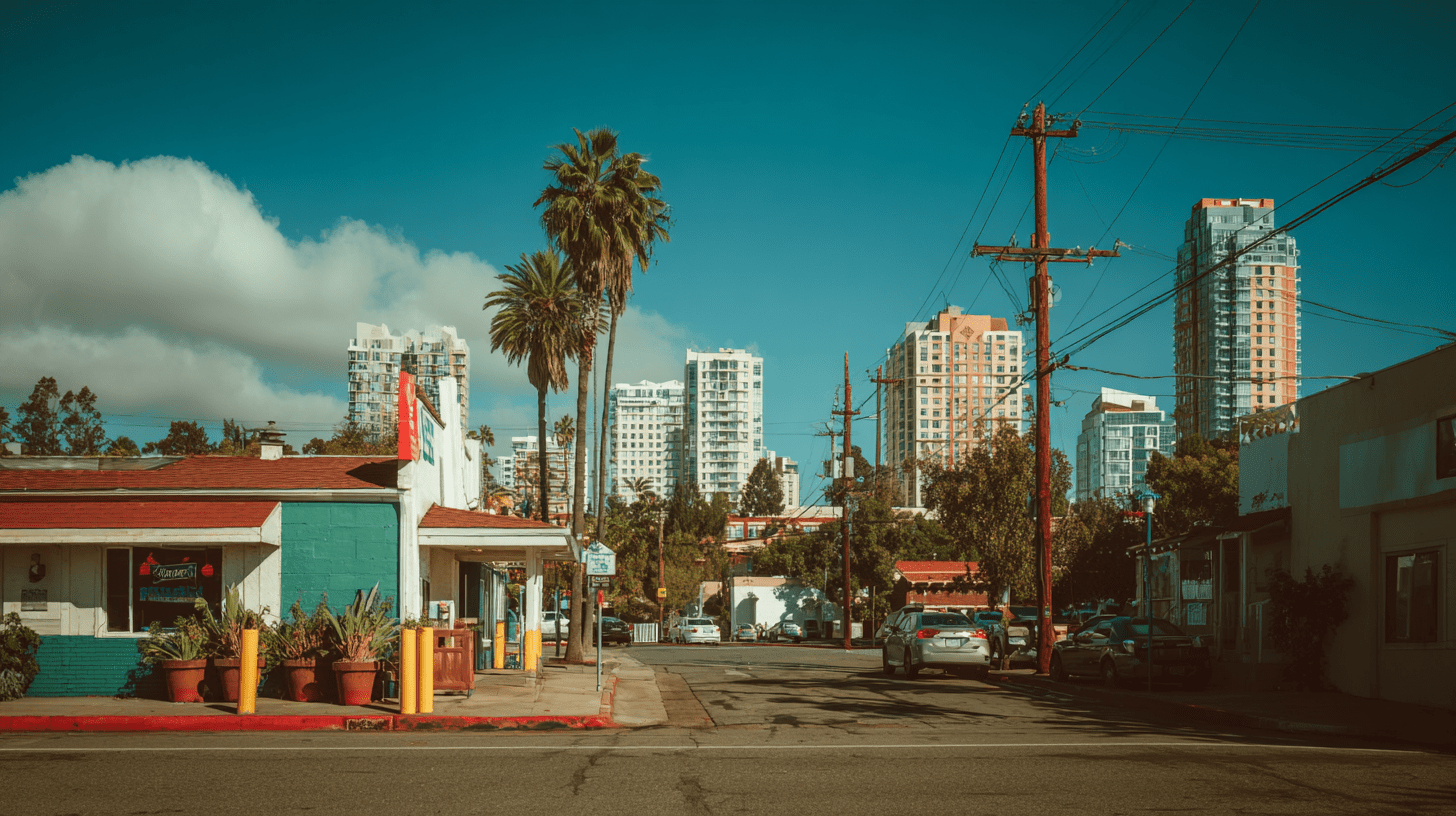A photo of Adams North, San Diego.