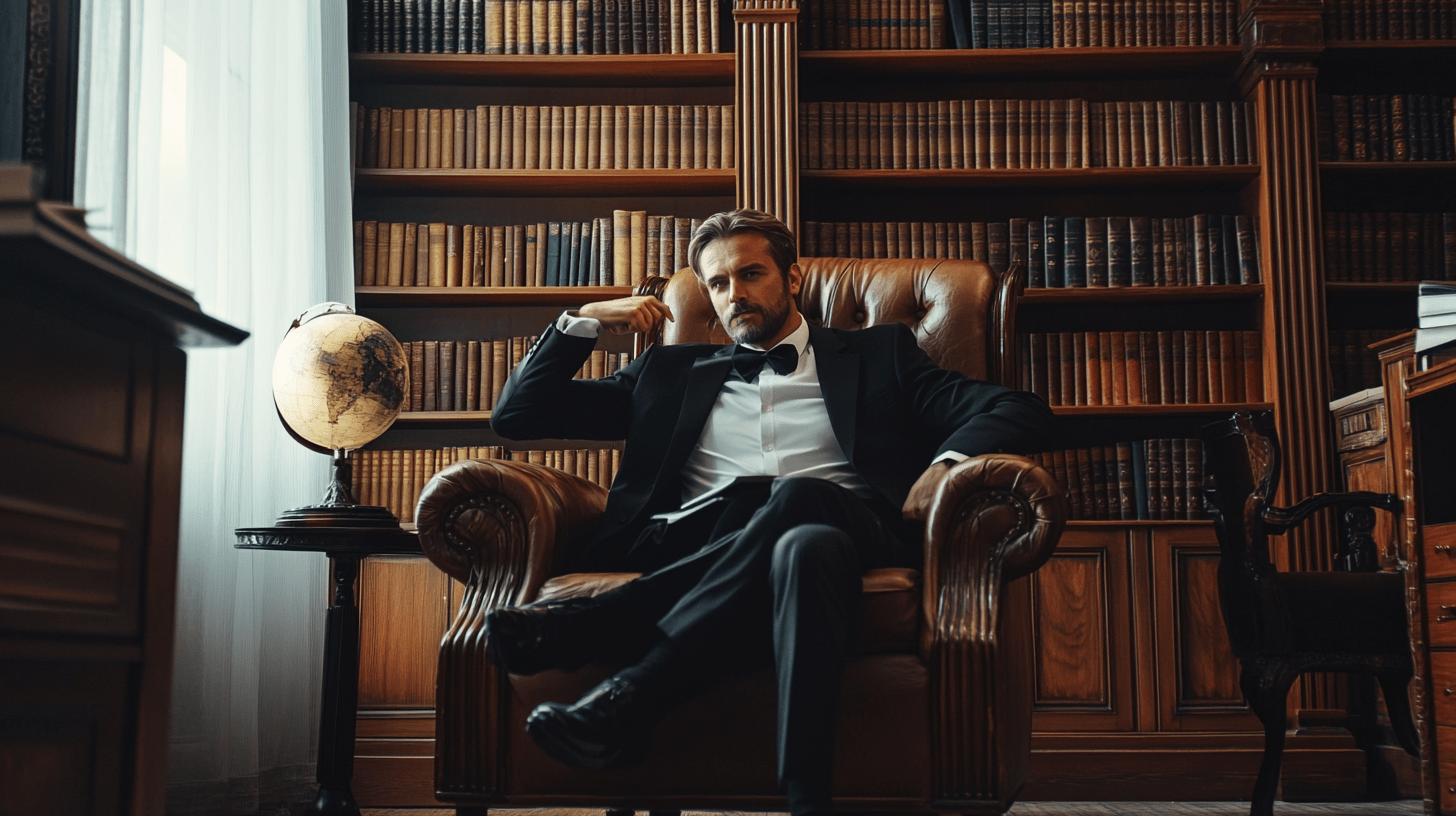 A lawyer sitting in his office in Kingston, Canberra.
