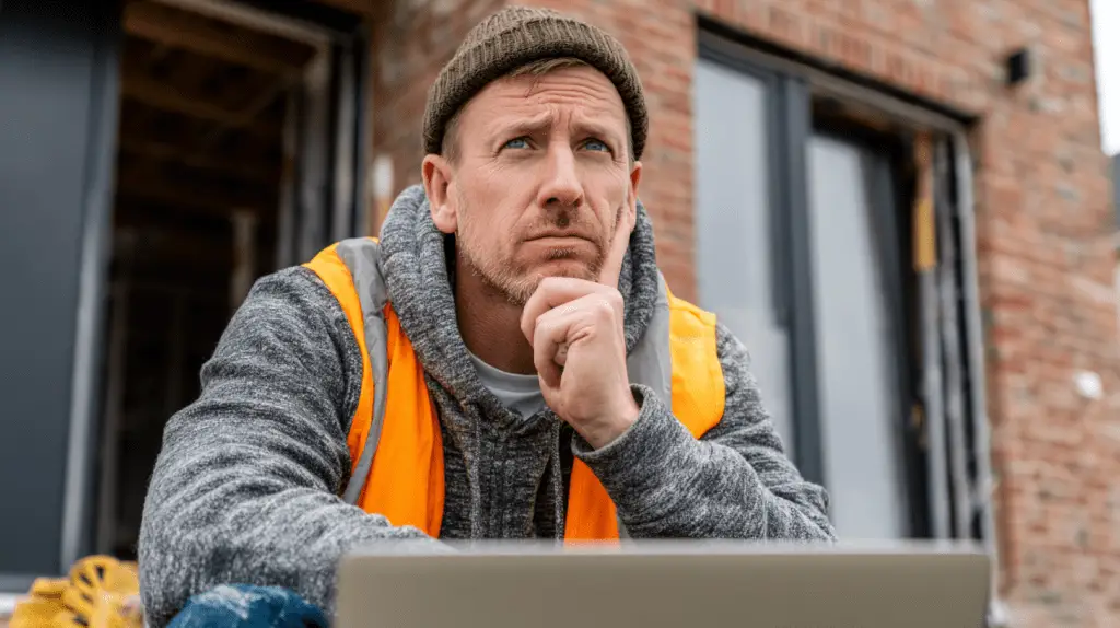 A trade business owner considering how much he should spend on social media marketing.