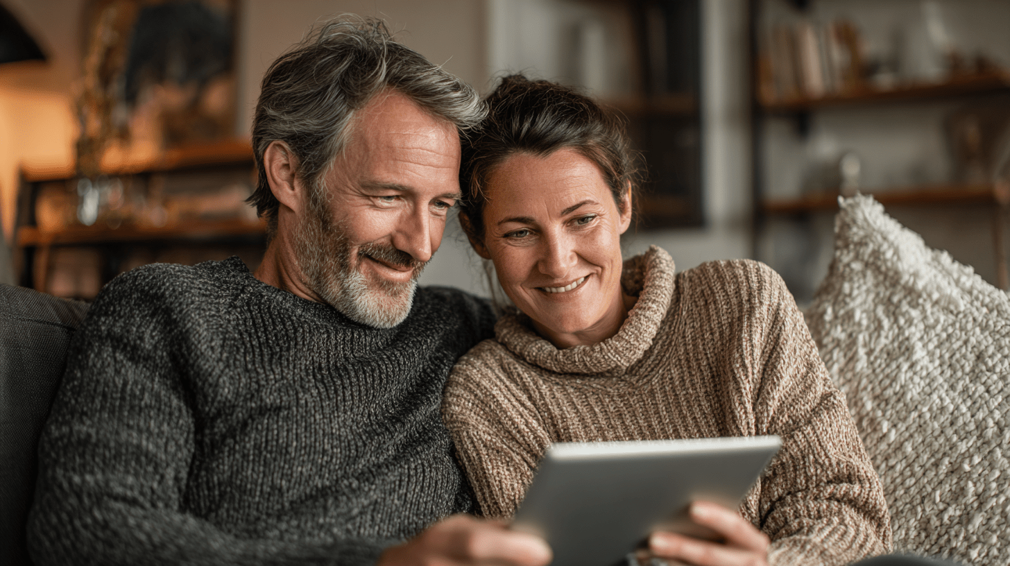 Residents of Kangaroo Flat, Bendigo, searching for services on their tablet.